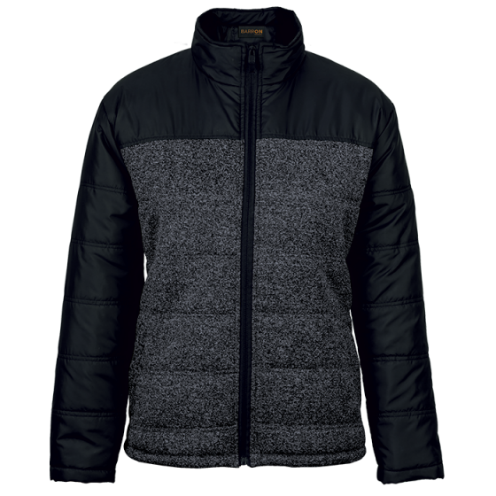 306140-Charcoal MelangeBlack